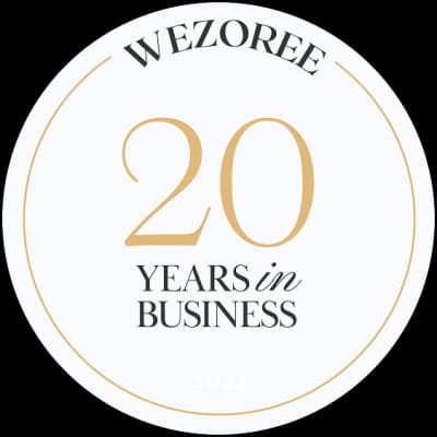 Wezoree Auszeichnung: 20 Years in Business 2024
