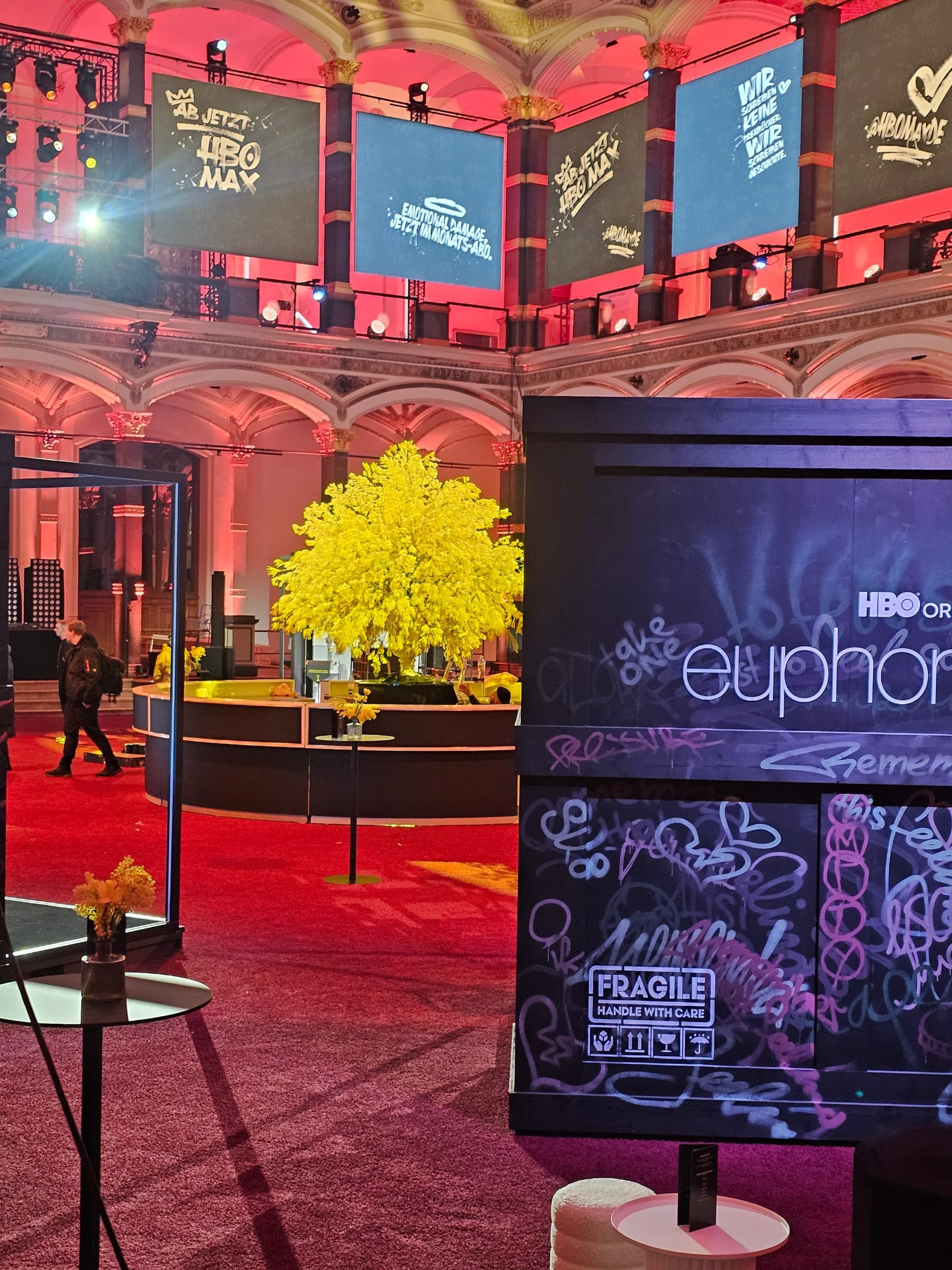 Florale Dekoration bei einem Corporate Event in Berlin