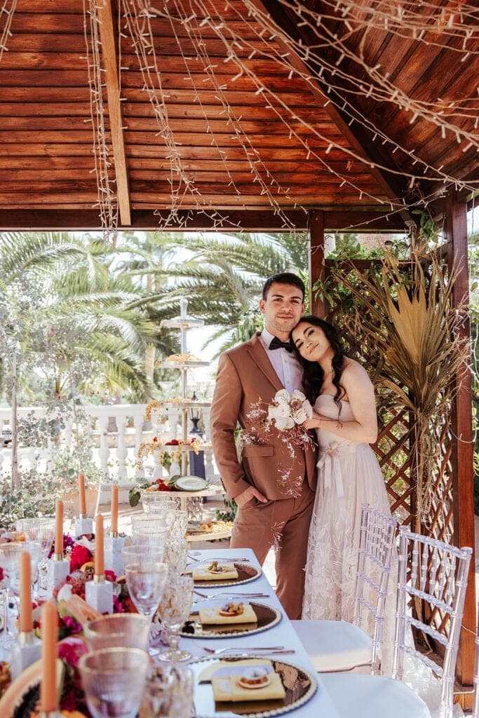 Mediterrane Veggie-Hochzeit auf einer Finca auf Mallorca