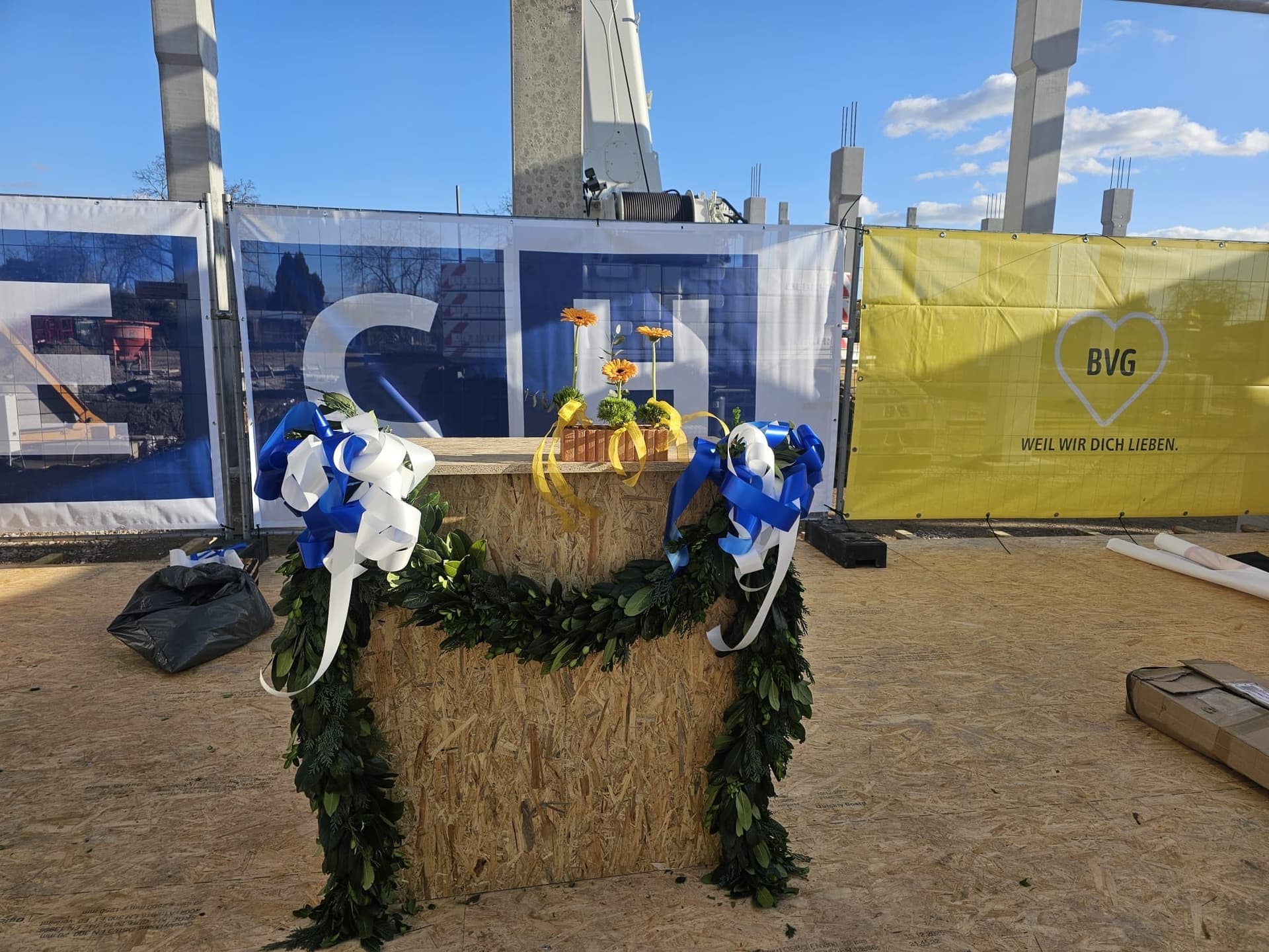 BVG Richtfest Berlin Impression